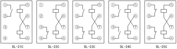 DL-24C內(nèi)部接線圖