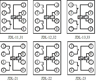JDL-33內(nèi)部接線圖