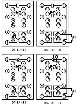 DS-38時間繼電器接線圖