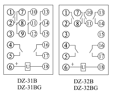 DZ-31BG接線(xiàn)圖