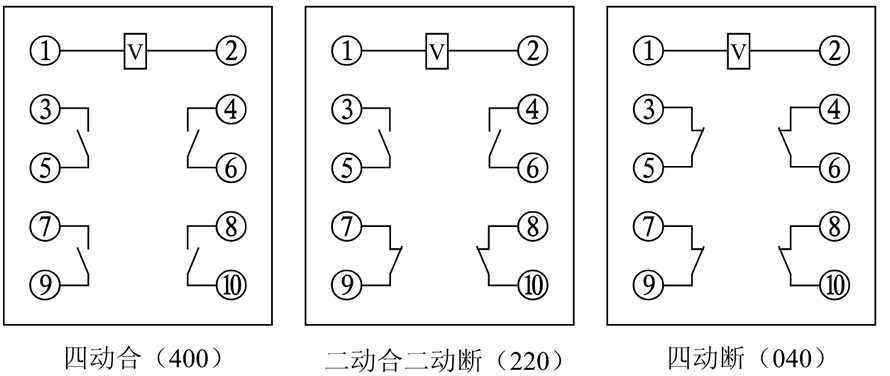 DZ-61/04內(nèi)部接線圖