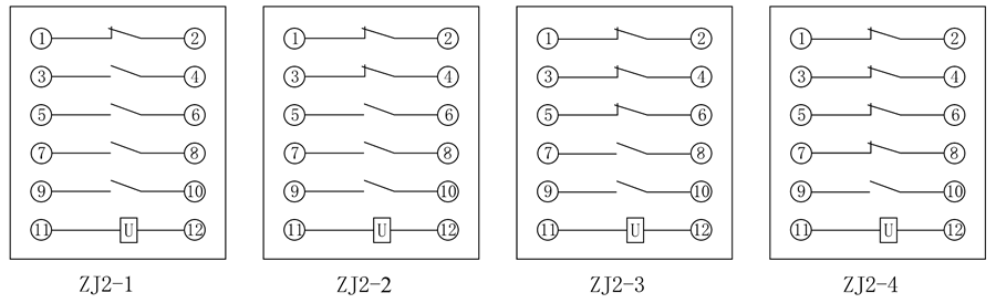 ZJ2-1內(nèi)部接線圖