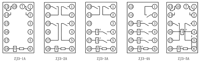 ZJ3-2A內(nèi)部接線圖