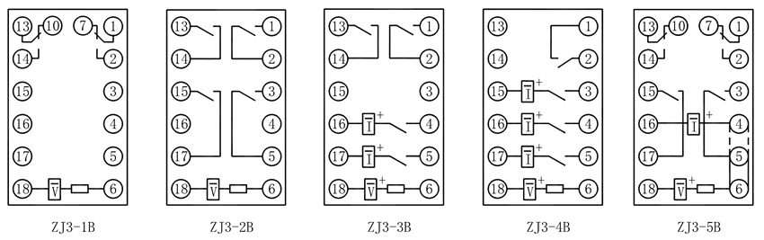 ZJ3-5B內部接線圖