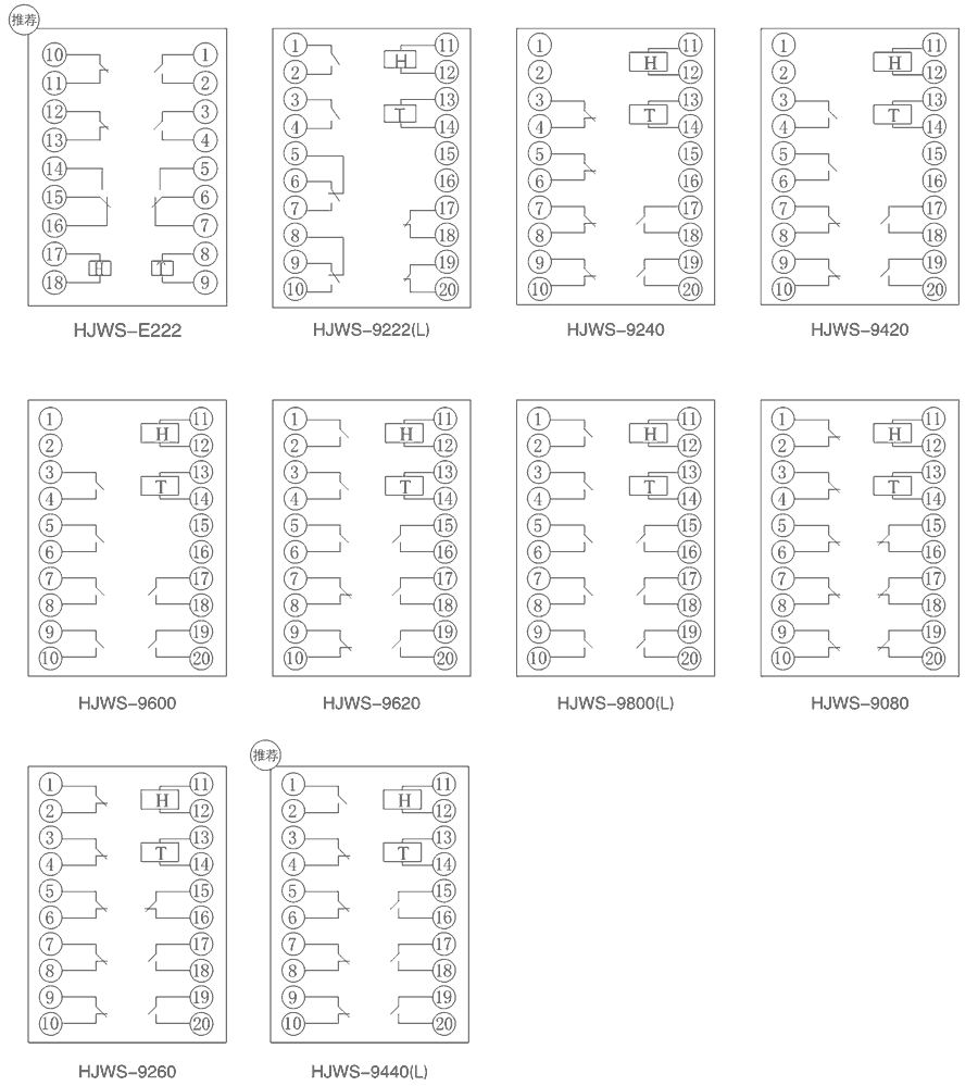 HJWS-9800內(nèi)部接線圖