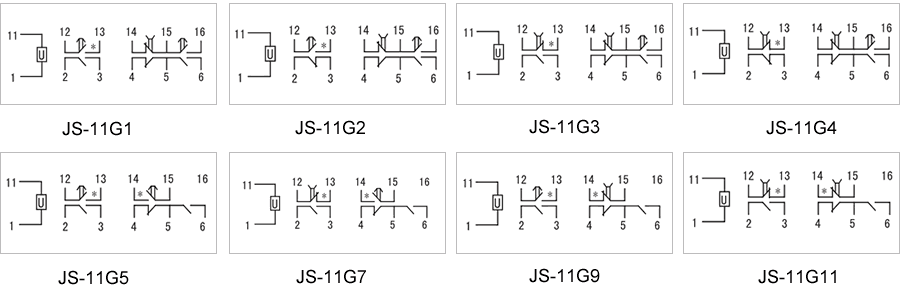 JS-11G7內(nèi)部接線圖