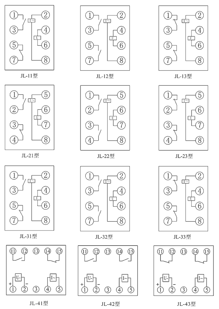 JL-42內(nèi)部接線圖