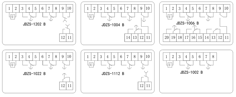 JDZS-1022B內部接線圖