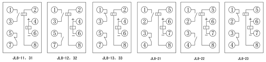 JL8-12內(nèi)部接線圖