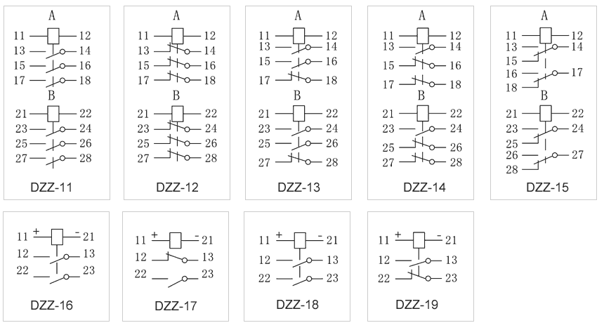 DZZ-19內(nèi)部接線圖