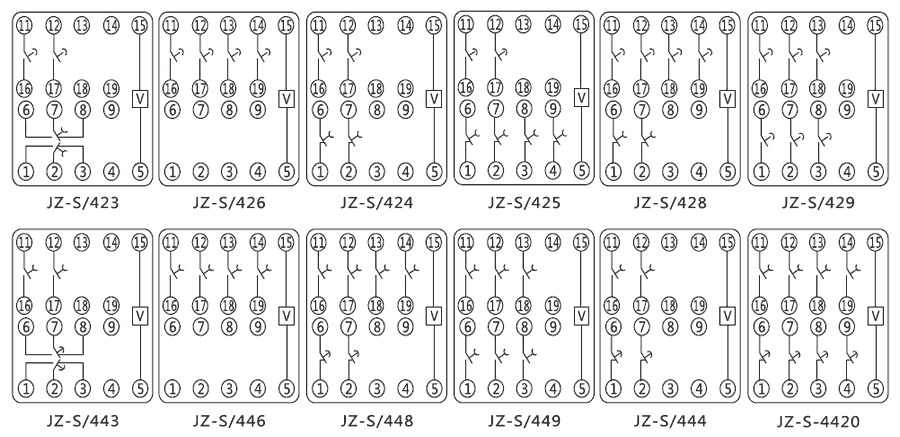 JZ-S/429內(nèi)部接線圖