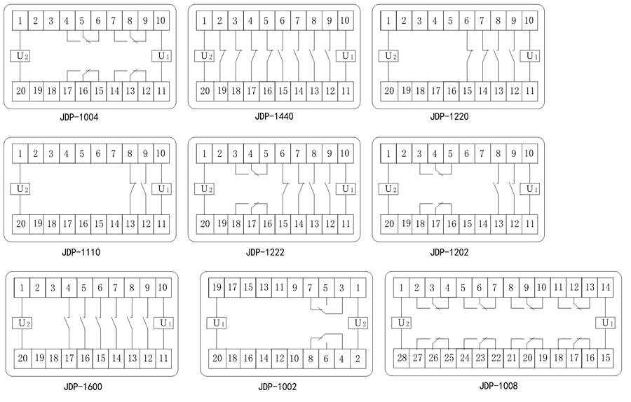 JDP-1110內(nèi)部接線圖