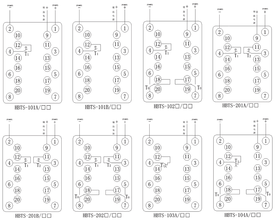 HBTS-103A/3內(nèi)部接線圖