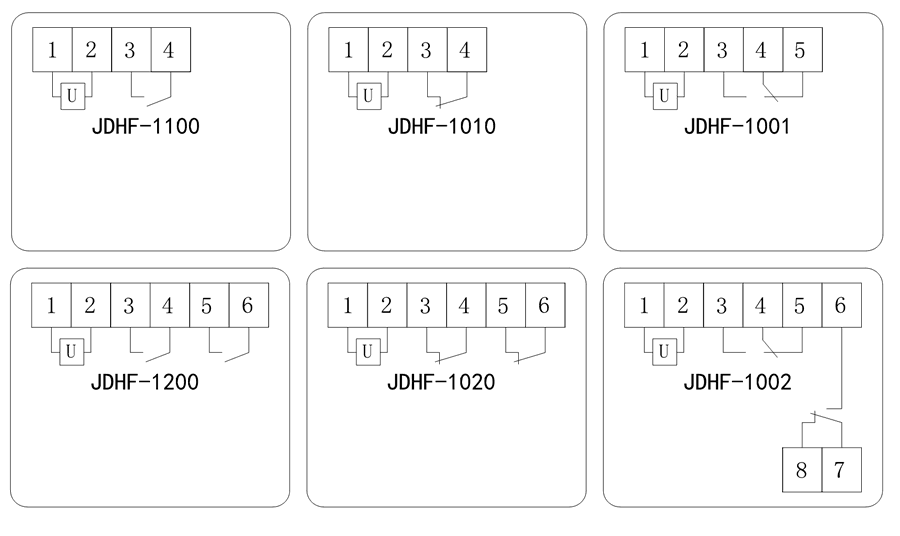 JDHF-1001內(nèi)部接線圖