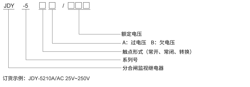 JDY-5200型號(hào)及其含義